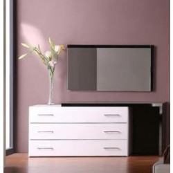 Modrest Infinity Modern Black Bedroom Mirror