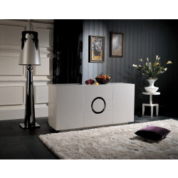 A&X Ovidius Armani Xavira Modern White Crocodile Buffet