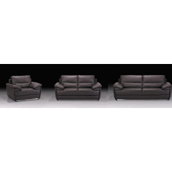 F85 Full Leather Sofa Set