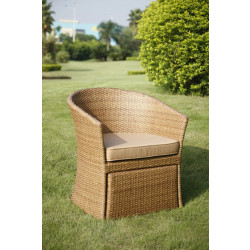 KZ-9082 Armchair w/2.7in seat +1pcs 17.7in x 17.7in pillow
