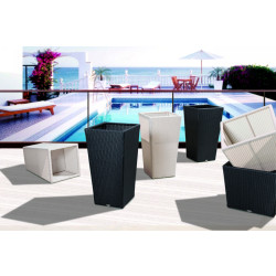 L-004 flower pot with Znic coated steel pot inside (1)
