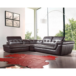 Divani Casa Refata - Modern Italian Leather Sectional Sofa