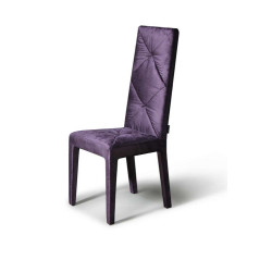 Versus - Eva Purple Fabric Chair (Set of 2)