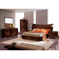 Cindy - Lacquer Italian Modern Bed Group