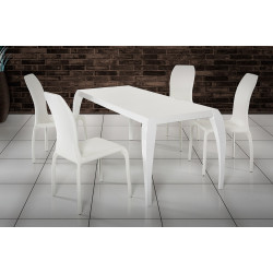 Modrest Isabel - Modern White Expandable Table