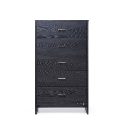 Modrest Wales Modern Smoked Ash Chest