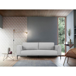 Divani Casa Jada - Modern Light Grey Fabric Sofa
