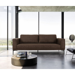 Divani Casa Jada - Modern Brown Fabric Sofa