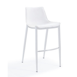 Modrest Jane - Modern White Counter Stool Set of 2