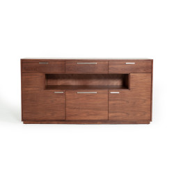 Modrest Jett Contemporary Walnut Buffet