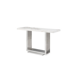Modrest Kingsley Modern Marble & Stainless Steel Console Table
