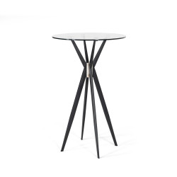 Modrest Kaitlyn - Modern Black Bar Table 