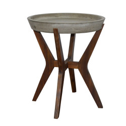 Modrest Katsu Concrete Side Table