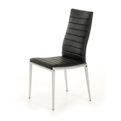 Libby - Modern Black Leatherette Dining Chair (Set of 2)