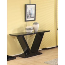 Modrest Libra Modern Black Marble Console Table