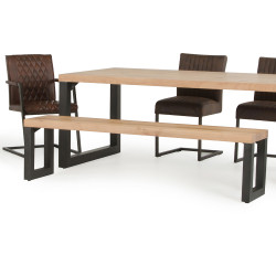 Modrest Reese Modern Aged Oak Dining Bench
