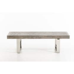 Modrest Lola Modern Grey Brush Bench
