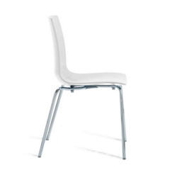 Modrest Lollipop - Modern White Gloss Italian Dining Chair