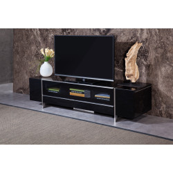 Nova Domus Lorena Modern Black TV Stand