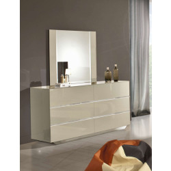 Modrest Luxor Italian Modern Beige Mirror