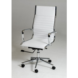 DONT ADD TO SITE Modrest Madison Modern White Leatherette Office Chair