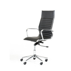 DONT ADD TO SITE Modrest Madison Modern Black Leatherette Office Chair