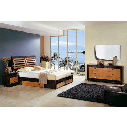 Marina Modern Bedroom Set with storage