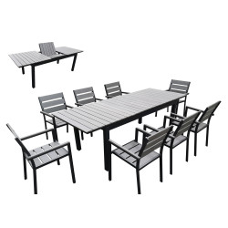 Renava Marina - Grey Outdoor Dining Table Set