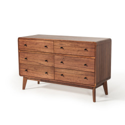 Modrest Marshall Mid-Century Modern Walnut Dresser