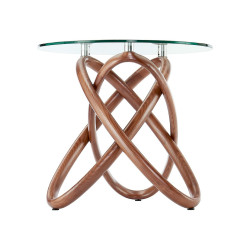 Modrest Mason - Modern Class + Walnut Side Table
