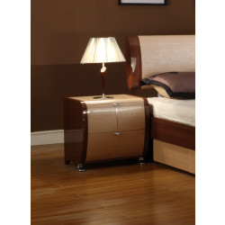 Modrest Maya Modern Two-Tone Nightstand