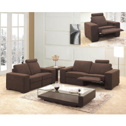 0918 Recliner Fabric Sofa Set