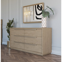 Modrest Samson - Contemporary Grey and Silver Dresser