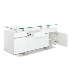 Modrest Thor - Modern White Glossy Buffet