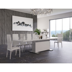 Modrest Bono "T" - Modern White Dining Table