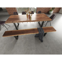 Modrest Taylor - X-Large 102" Modern Live Edge Dining Bench