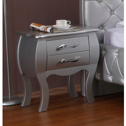 Modrest Monte Carlo - Transitional Platinum Nightstand