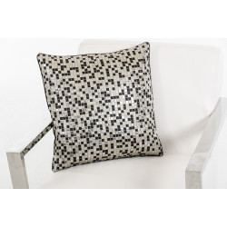 Modrest Mosaic Silver Throw Pillow
