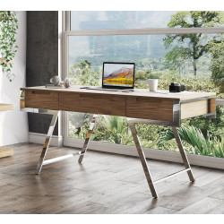 Modrest Dessart - Modern Walnut Veneer Desk