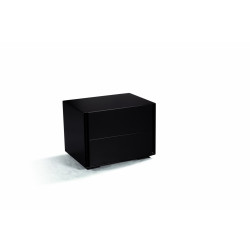 Modrest N102 - Modern Glossy Black Nightstand