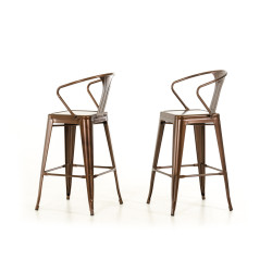 Modrest Ned Modern Copper Bar Stool