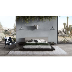 Modrest Tokyo - Contemporary Black and Grey Platform Bed 
