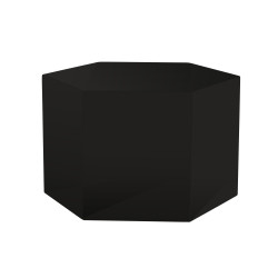 Modrest Newmont - Small Black High Gloss End Table