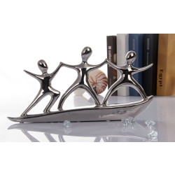 Modrest Surfing Silver Ceramic Sculpture