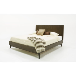 Modrest Novak Modern Dark Oak Bed