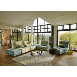 David Ferrari Pashmina - Contemporary Multi Colored Fabric Modular Sectional Sofa