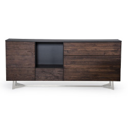 Modrest Wharton Modern Dark Aged Oak Buffet