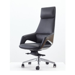 Modrest - Prost Modern Black High Back Executive Office Chair