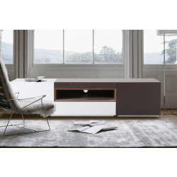Modrest Puzzle Modern 2-Tone TV Entertainment Unit
