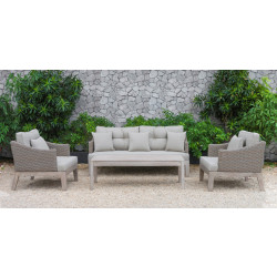 Renava Coronado Outdoor Beige Sofa Set